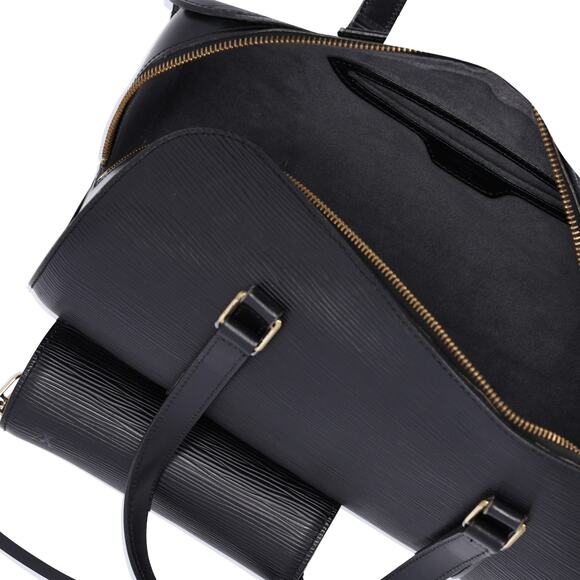 Louis Vuitton Soufflot Epi Handbag M52222 Black + Pouch - Picture 5 of 7
